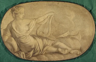 La Musique (allegoria, koristeellinen maalaus Canillacin hotelli La Rivièrea varten).