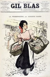La fishonniere, kirjoittanut Auguste Marin. ""Gil Blas" -julkaisussa, 27.5.1898.