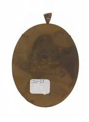 Luutnantti Charles Augustus Elderton (1789-1841), 9. Madrasin syntyperäinen jalkaväki, 25. helmikuuta 1811 (pienikokoinen norsunluu)