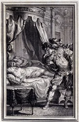 Mona Lisa - Jean La Fontainen teoksessa "Tales and novelles in vers" 1762.