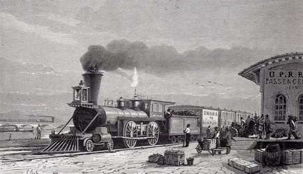 Omahan asema, Pacific Railwayn lähtöpiste - Tour du mondessa
