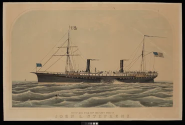 Pacific Mail Steam Ship Companyn höyrylaiva John L Stephens.