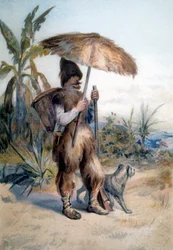 Robinson Crusoén esitys, Daniel de Foen tai Defoen samannimisen romaanin hahmo (1660 - 1731)