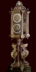 Planeettokello (astronominen kone). 16. vuosisata. Musee Guimet.