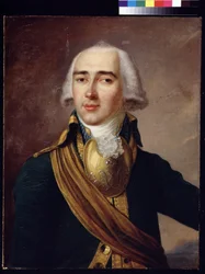Runoilija Ivan Dmitrievin (1760-1837) muotokuva (runoilija Ivan Dmitrievin muotokuva). Anonyymi maalaus. Öljy kankaalle, 65 x 50,4 cm, noin 1790. Klassismi. Valtion historiallinen museo, Moskova.