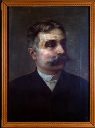 Italian säveltäjän Alessandro Busin muotokuva (maalaus