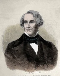 Amerikkalaisen keksijän Samuel Finley Breese Morsen (1791-1872) muotokuva.