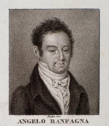 Angelo Ranfagnan muotokuva (kaiverrus)