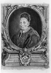Muotokuva Benedictus XIII:sta (1649 - 1730).
