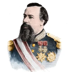 Muotokuva Charles III Grimaldista (1818-1889), Monacon prinssistä (1856-1889). The Illustrous World -julkaisussa 21. syyskuuta 1889.