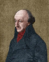 Muotokuva Christoph Martin Wielandista (1733-1813), saksalainen runoilija, kääntäjä ja toimittaja.