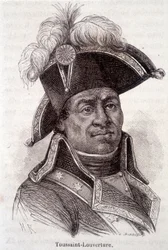 Muotokuva Francois Dominique Toussaintista, joka tunnetaan nimellä "Toussaint-Louverture" (Toussaint Louverture