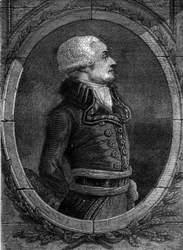 Kenraali Dumouriezin muotokuva. Charles Francois du Perier, dit du Perier du Mourier ja sitten ranskalainen kenraali Dumouriez (1739 - 1823).