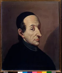 Muotokuva Giovenale Sacchin (1726-1789) italialaisesta musiikkitieteilijästä Anonyymi maalaus. 1700-luvulla. Bologna, Civic Museum Museum