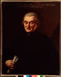 Giuseppe Maria Carettin (1690-1774) muotokuva italialaisesta säveltäjästä Anonyymi maalaus. 1700-luvulla. Bologna, Civic Museum Museum