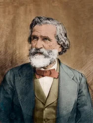Giuseppe Verdin muotokuva - italialaisen säveltäjän Giuseppe Verdin (1813-1901) muotokuva, noin 1887