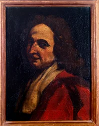 Italialaisen laulajan Stefano Landin (1587-1639) muotokuva Anonyymi maalaus. 1700-luvulla. Bologna, Civic Museum Bibliografinen museo