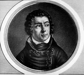 Louis Alexandre (Louis-Alexandre) Berthier (1753-1815), Neuchatelin prinssi, Ranskan marsalkka muotokuva - Kaiverrus ""Täydellinen kokoelma Ranskan vallankumouksen historiallisia maalauksia, kolmessa osassa""