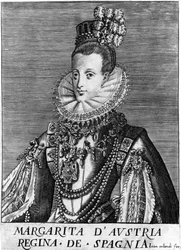 Maximilian I:n tyttären Margaritan (1480-1530) muotokuva.