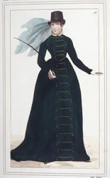 Muotokuva Marie-Paulettesta nimeltä Pauline Bonaparte (1780-1825), prinsessa Borghese. Kaiverrus vuodelta 1830