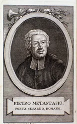 Pietro Metastasion muotokuva (kaiverrus)