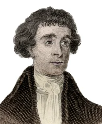 Sir William Jonesin (1746-1794), englantilaisen kielitieteilijän muotokuva.