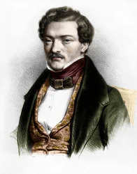Ranskalaisen tenorin Gilbert-Louis Duprezin muotokuva