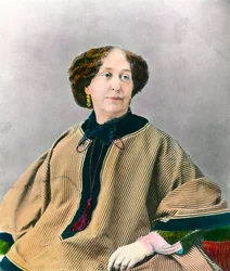 Muotokuva kirjailija George Sandista (1804-1876) Aurore Dupin, Baroness Dudevant