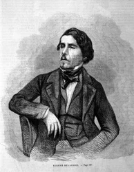Taidemaalari Eugène Delacroix (1798 - 1863) muotokuva.
