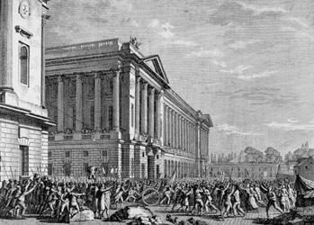 Tykkien ja panssarien poisto säilytyskaapeista (kuvan keskellä oleva rakennus). 1800-luvun lopun kirja.