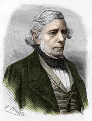 Victor Cousinin muotokuva. Ranskalainen filosofi (1792-1867).
