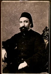 Ahmed Selik MIDHAT Pasha (1822-1863), ottomaanien poliitikko (valokuva).