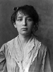 Ranskalainen kuvanveistäjä Camille Claudel (1864-1943) täällä vuonna 1884