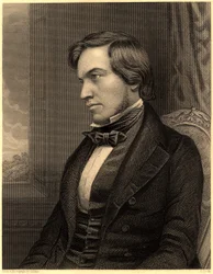 "George Fownes (1815-1849). Brittiläinen kemisti, noin 1860 (kaiverrus).