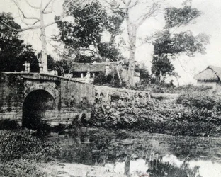 Hanoi, paperisilta vuonna 1883.