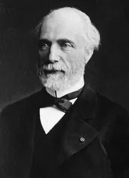 Louis Charles de Saulces de Freycinet (1828-1923), kaivosinsinööri, fyysikko, akateemikko, valittu vuonna 1890.