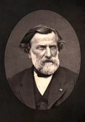 Muotokuva Charles-Louis-Ambroise Thomasista, kuuluisasta muusikosta.