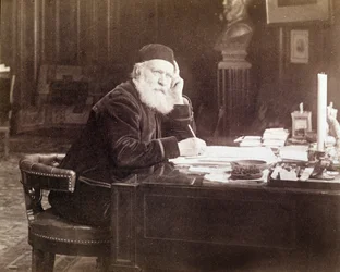 Charles Gounod (1818 - 1893), ranskalaisen säveltäjän muotokuva.