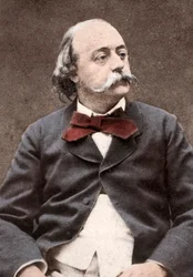 Englantilaisen kirjailijan Gustave Flaubertin (1821-1880) muotokuva