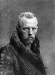 Norjan tutkimusmatkailijan Fridtjof Nansenin (1861-1930) muotokuva