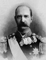 George I:n (1845-1913), Kreikan kuninkaan muotokuva vuosina 1863-1913.