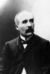 Muotokuva Georges Benjamin Clemenceausta (1841-1929), toimittaja ja poliitikko.