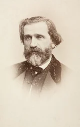 Giuseppe Verdin muotokuva, noin 1860-luvulla