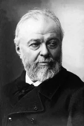 Muotokuva Jean Jacques (Jean-Jacques) Henner (1829-1905), ranskalainen taidemaalari.