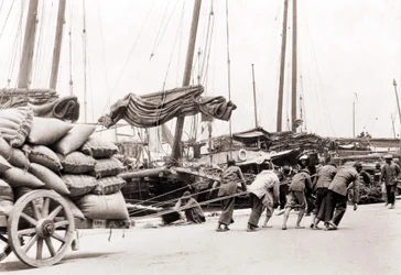 Hongkongin satama noin 1880.