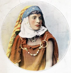 Tunisialainen nainen. 1898.