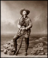 William Frederick Cody - Tunnetaan nimellä Buffalo Bill - Muotokuva Buffalo Billistä (1846-1917), eversti William Cody