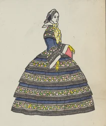Biedermeier-muoti, 1908.