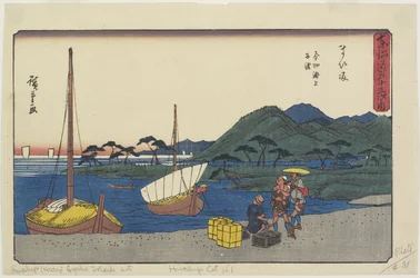 Lauttasatama Imagiri Beachillä, Maisakassa, 1841-1842