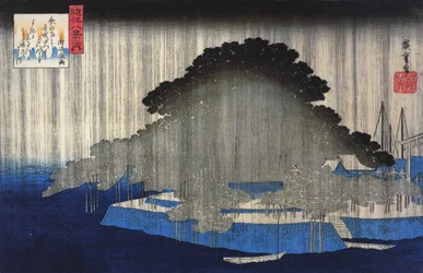 Hiroshige Rankkasade männyllä 2